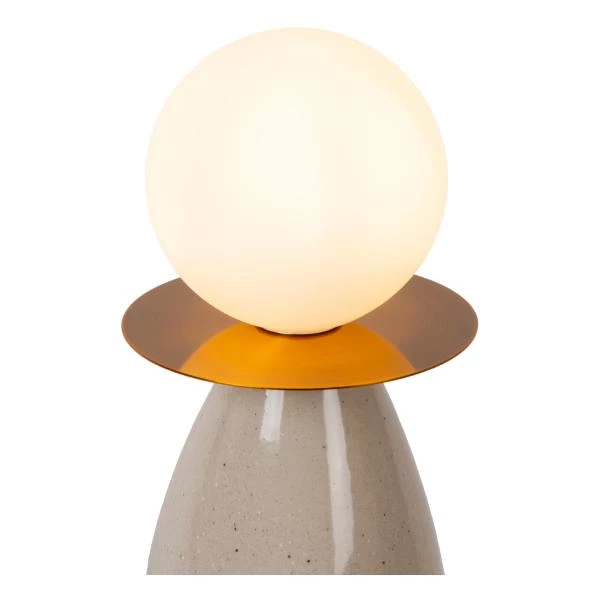 Lucide FIGARO - Lampe de table - Ø 12 cm - 1xG9 - Gris - détail 1